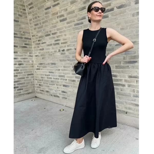 Dresses Summer Women's 2025 New Chic Slim Simple Elegant Holiday Dress Street Women's Comfortable Youth Dress 3