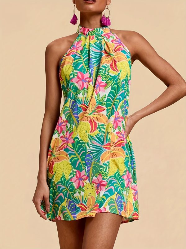 Women'S Fashion Casual Summer Print Sleeveless Home Dress - Image 2