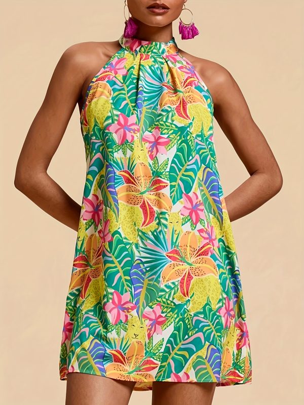 Women'S Fashion Casual Summer Print Sleeveless Home Dress - Image 5