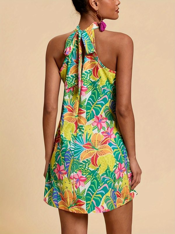 Women'S Fashion Casual Summer Print Sleeveless Home Dress - Image 3
