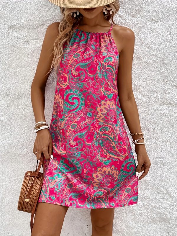 Women'S Fashion Casual Summer Print Sleeveless Home Dress - Image 6