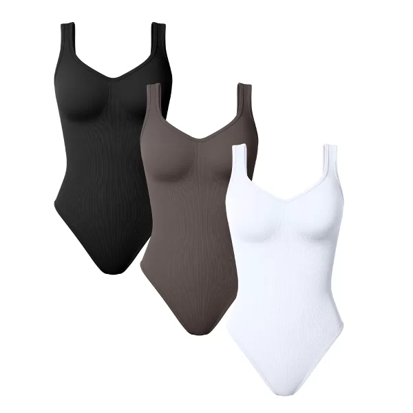 Style Sexy Casual Ladies Jumpsuit Bandage Backless Seamless Hot Spring Vacation Women's Bodysuit 1