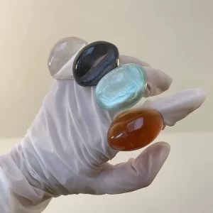 retro transparent design resin acrylic rings for women versatile fashion temperament high ring jewelry party gifts