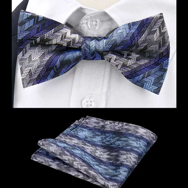 fashion bowtie for men wedding bow tie and handchief two pieces set business bow men accessories suit gifts wholesale