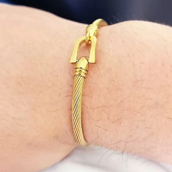 luxury rope stainless steel man bracelets women bangles jewellery valentines day gift
