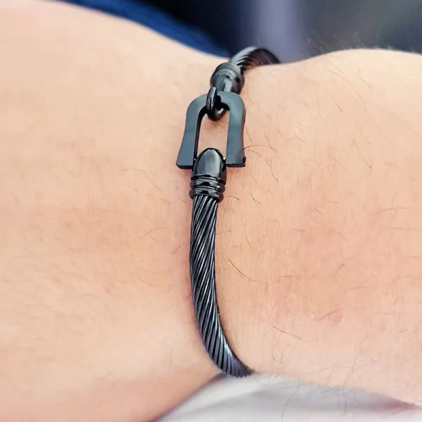 luxury rope stainless steel man bracelets women bangles jewellery valentines day gift