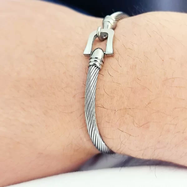 luxury rope stainless steel man bracelets women bangles jewellery valentines day gift