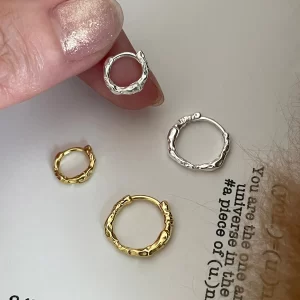 925 sterling silver earrings temperament simple for women wedding jewelry accessories