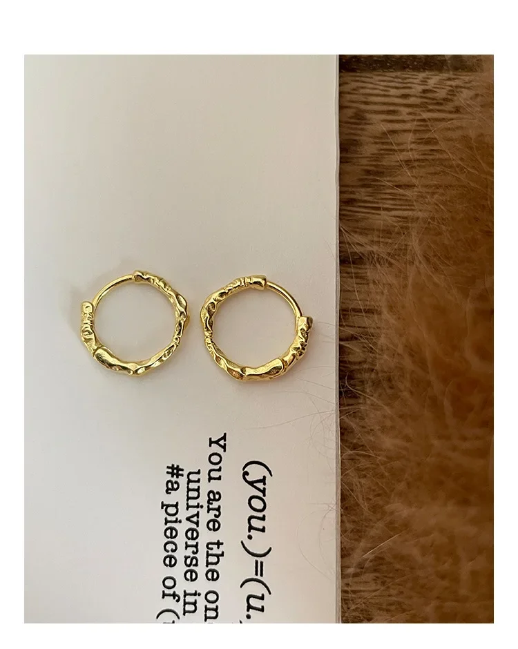 925 Sterling Silver Earrings Temperament Simple for Women Wedding Jewelry Accessories-20