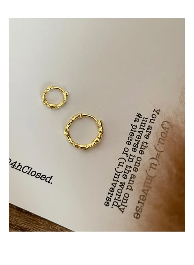 925 Sterling Silver Earrings Temperament Simple for Women Wedding Jewelry Accessories-21