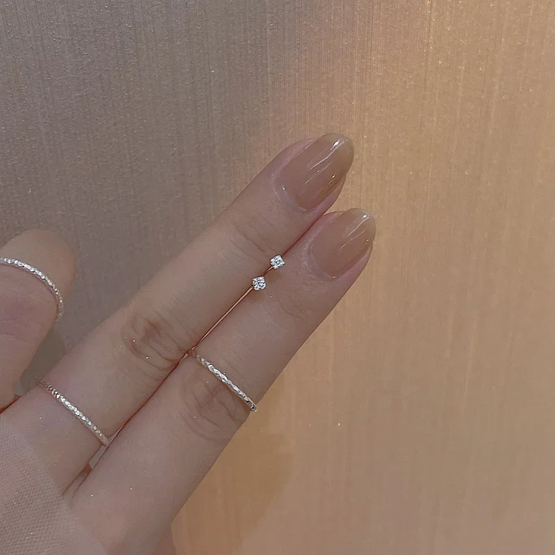 925 Silver Needle Crystal Zircon Golden Round Earrings Geometric Flower Rhinestones Hoop Classic Earrings Jewelry Party Gifts-29