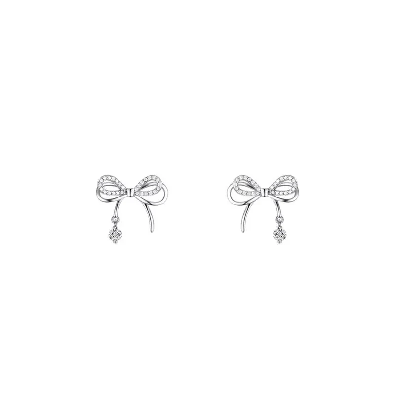 JWER Trend Elegant Alloy Bowknot Zircon Small Studs Earring Korea Charm Chic Women Crystal Piercings Jewelry for Teens-7 JWER Trend Elegant Alloy Bowknot Zircon Small Studs Earring Korea Charm Chic Women Crystal Piercings Jewelry for Teens-7
