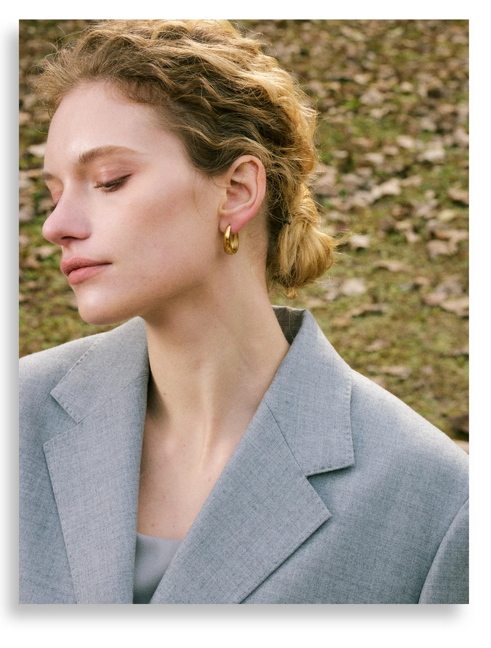 Yhpup 316L Stainless Steel Geometric U-Shape Hoop Earrings 18K Gold PVD Plated Popular Daily Classy Waterproof Jewelry Accessory-2 Yhpup 316L Stainless Steel Geometric U-Shape Hoop Earrings 18K Gold PVD Plated Popular Daily Classy Waterproof Jewelry Accessory-2