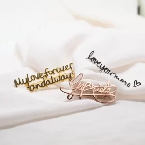custom badges name letter brooch pin personalized customization company logo fashion gifts accessories pins brooch for women