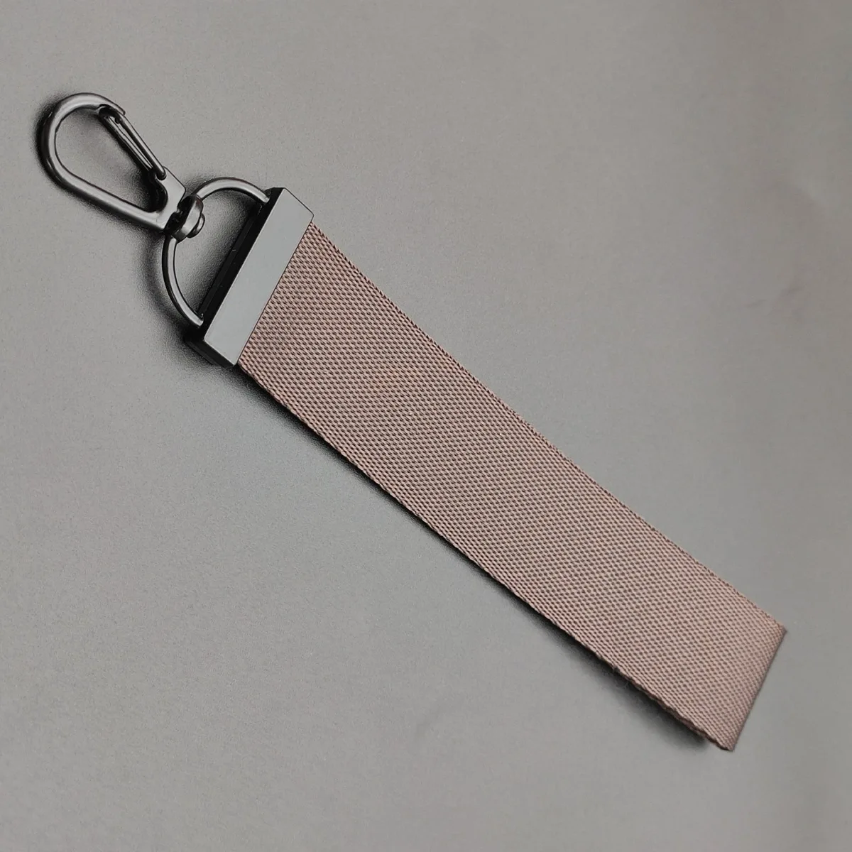 Custom Colour Ribbon Keychain For Bags Creative DIY Logo Key Chain Personalized Bag Keyring Men Chains Pendant Cute Gifts-16