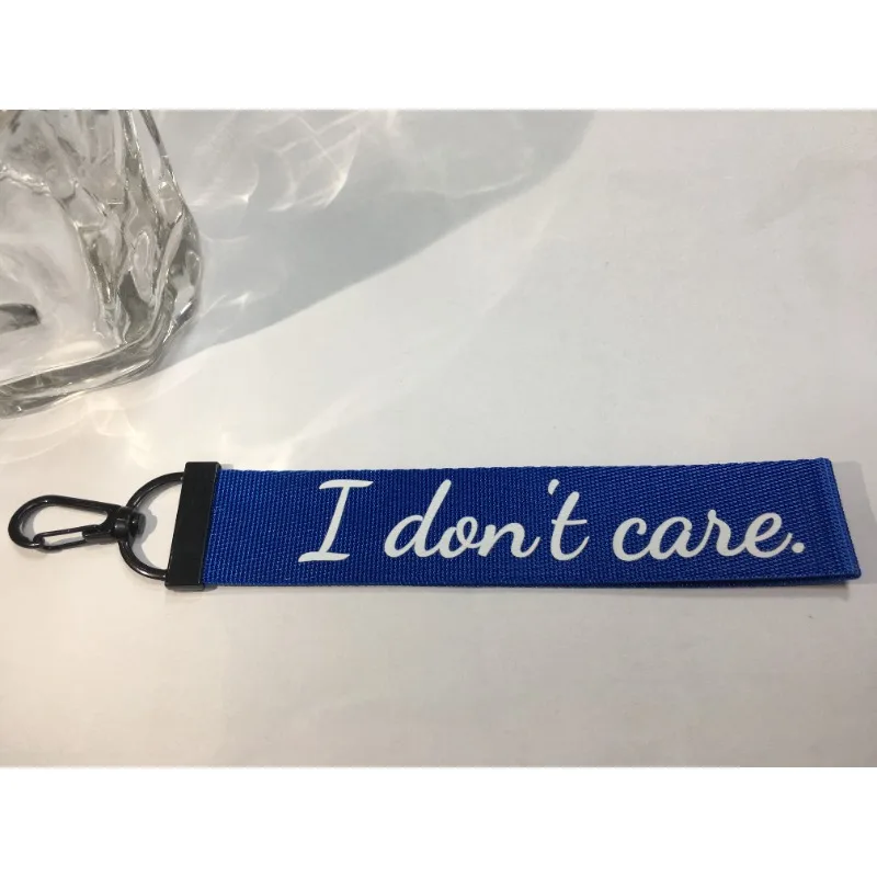 Custom Colour Ribbon Keychain For Bags Creative DIY Logo Key Chain Personalized Bag Keyring Men Chains Pendant Cute Gifts-24