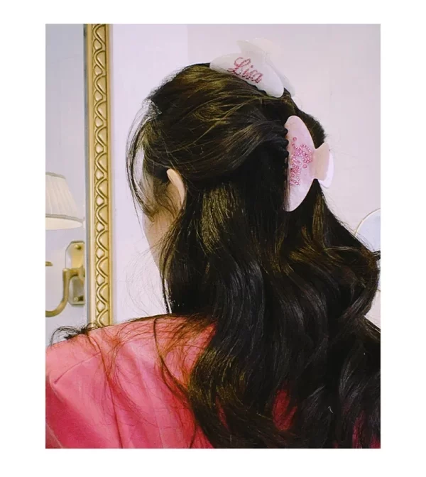 handmade customized words hairpins hair claw barrettes personalized name number hair clips letters for women girls jewelry 2024
