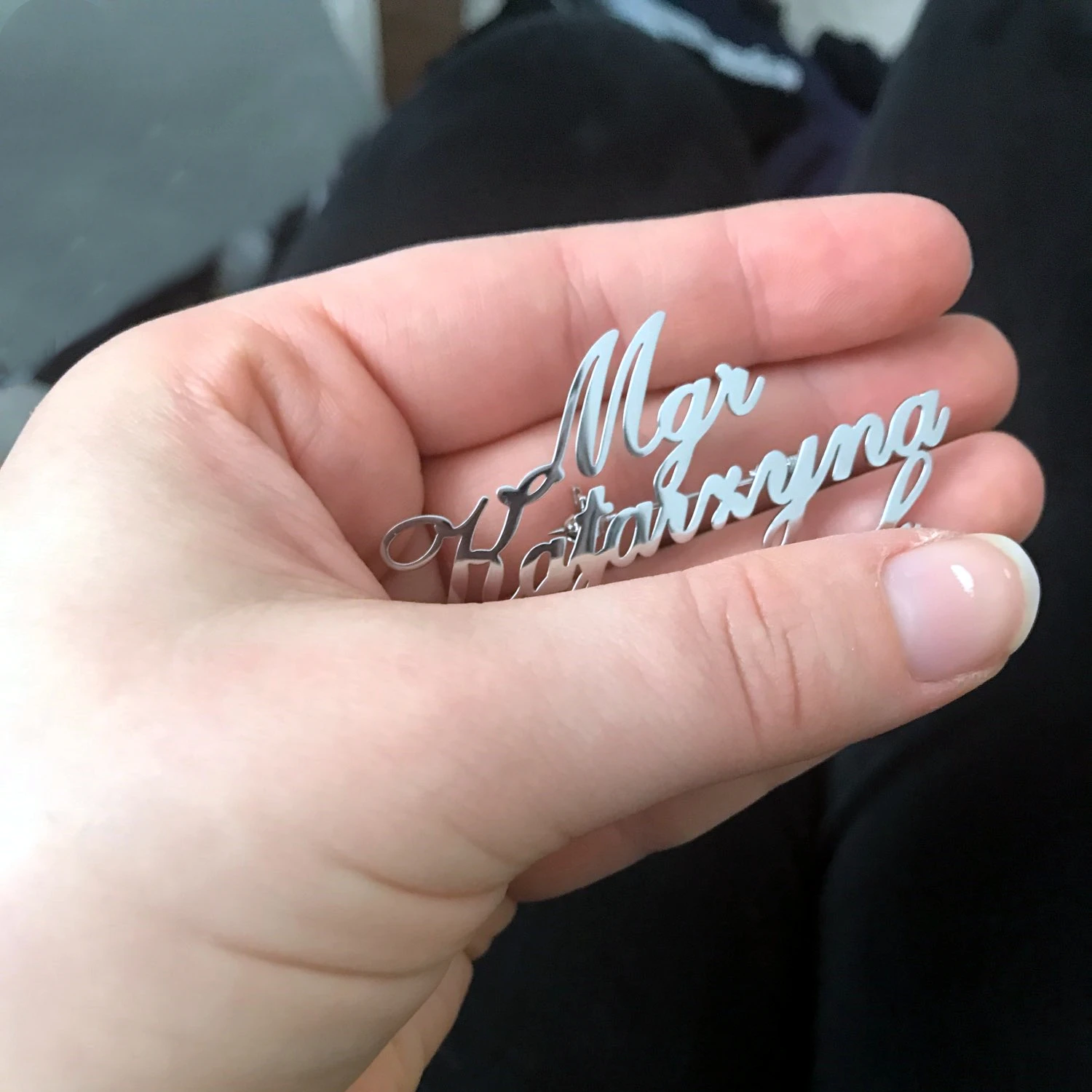 Personalized Custom Women Name Brooch Stainless Steel Nameplant Text Lapel Pins Badges Fashion Jewelry Best Gifts For Her-7 Personalized Custom Women Name Brooch Stainless Steel Nameplant Text Lapel Pins Badges Fashion Jewelry Best Gifts For Her-7