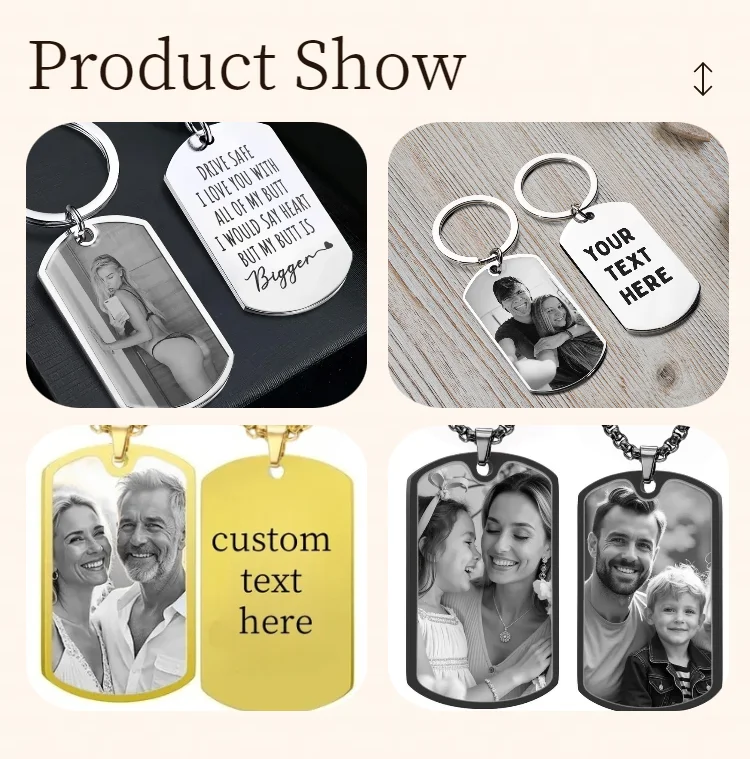 Jeshayuan Custom Picture Text Necklace Personalized Family Pet Photo Pendant Memorial Jewelry Gifts for Her Mother Girlfriend-4