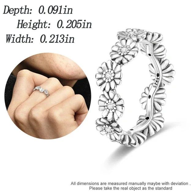 Silver 925 Cherry Blossom Pink Sweet Charms Beads Flowers Rings Fit Original Bracelet Charm Jewelry Bead for Women DIY Gift-6 Silver 925 Cherry Blossom Pink Sweet Charms Beads Flowers Rings Fit Original Bracelet Charm Jewelry Bead for Women DIY Gift-6