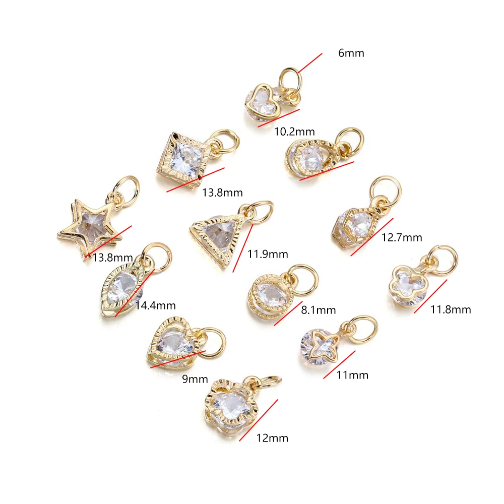 10Pcs/lot Alloy Gold Silver Color Rhinestone Hearts Charms For Earrings Necklaces DIY Love Charms Jewelry Making Accessories-3 10Pcs/lot Alloy Gold Silver Color Rhinestone Hearts Charms For Earrings Necklaces DIY Love Charms Jewelry Making Accessories-3