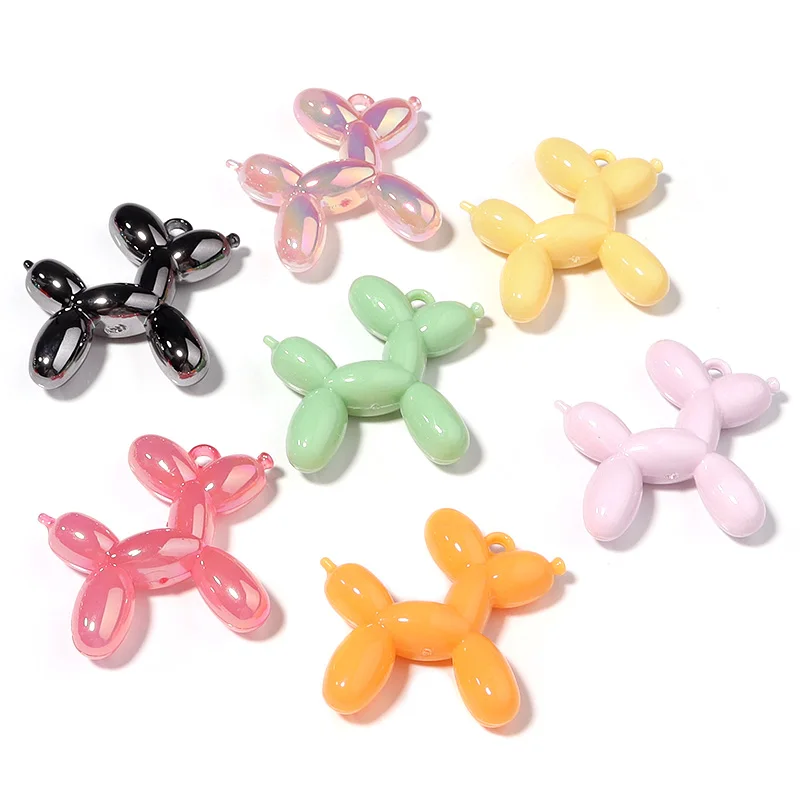 Louleur 5Pcs 46x50mm Fluffy Balloon Dog Shape Acrylic Pendant Charms Pendant For Bracelet DIY Necklace Jewelry Making-5 Louleur 5Pcs 46x50mm Fluffy Balloon Dog Shape Acrylic Pendant Charms Pendant For Bracelet DIY Necklace Jewelry Making-5