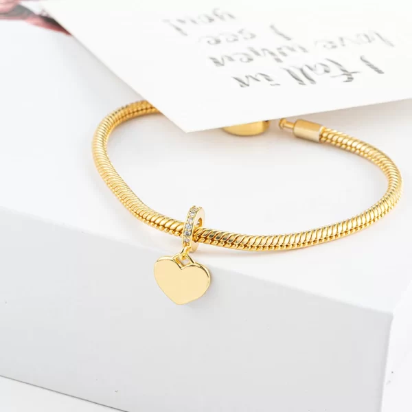 new gold plated safety chain、hearts clip、family tree、snowflake charm bead fit original european 925 silver bracelet jewelry gift