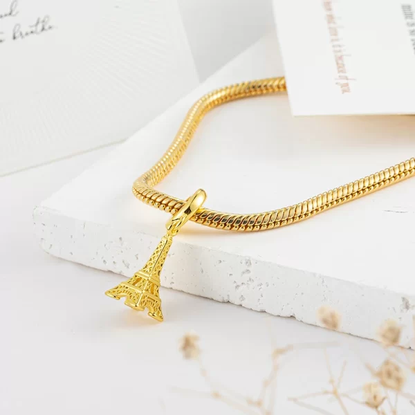 new gold plated safety chain、hearts clip、family tree、snowflake charm bead fit original european 925 silver bracelet jewelry gift