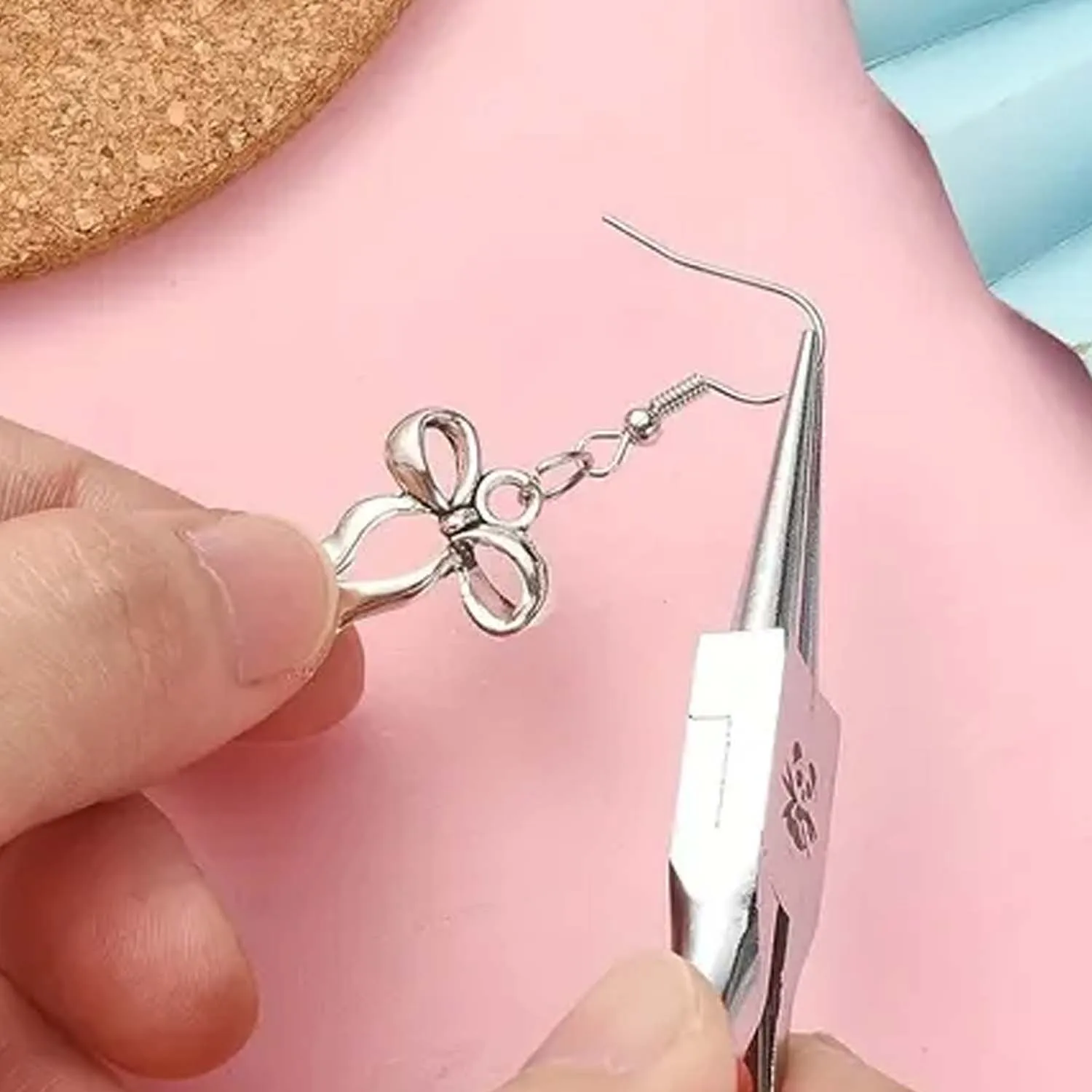 20pcs Antique Silvery Vintage Bowknot Design Charms Alloy Pendants for DIY Bracelet Necklace Jewelry Making Accessories-3