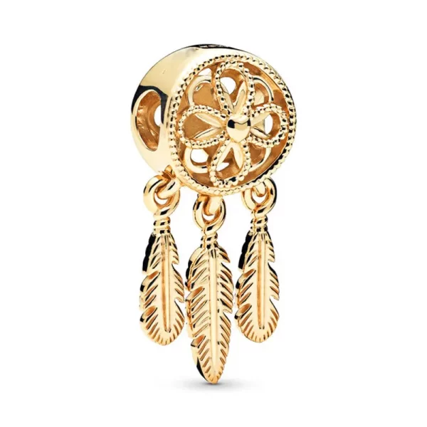 original new diy women jewelry fine 925 sterling silver plated gold paw bead fit necklace charms bracelet trinket accessories