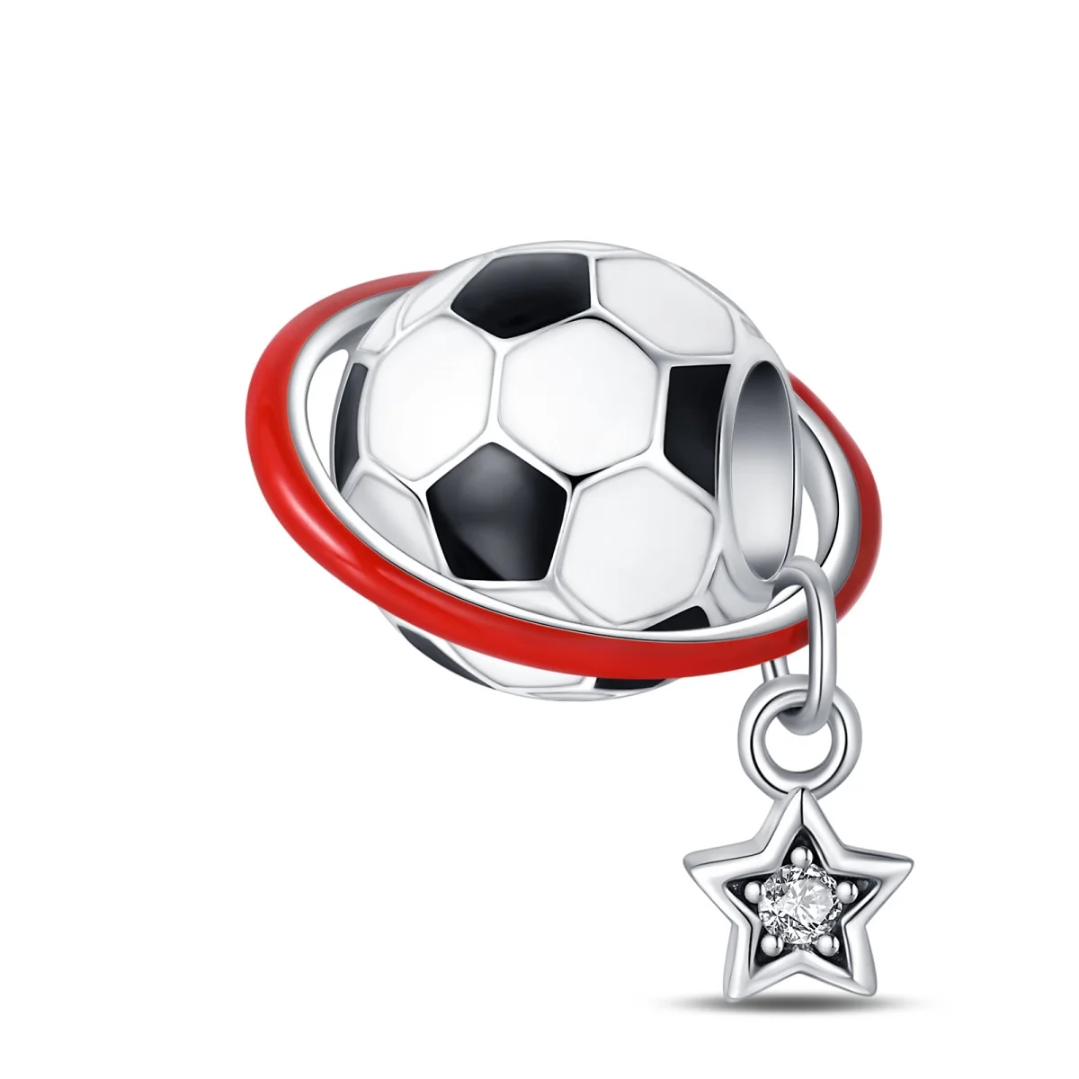 Football Series 925 Silver Plated Soccer Ball Champion Cup Charms Beads Fit 3mm 925 Original Bracelets DIY Souvenir Jewelry-14