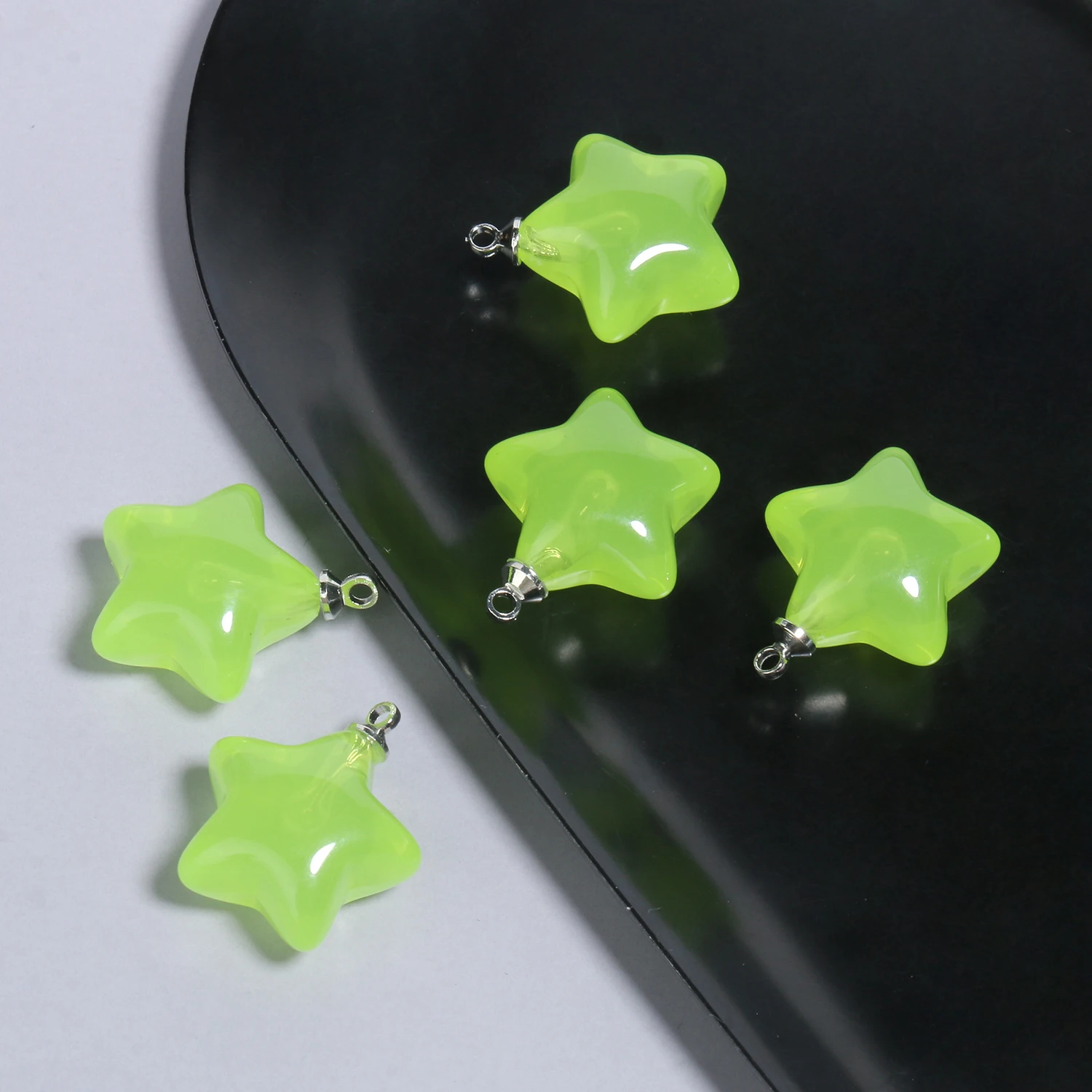10pcs/lot Mix Candy Color Star Pendants 20.5x15mm Acrylic Charms Beads Pendant for Jewelry Necklace Bracelet Earring Crafting-5 10pcs/lot Mix Candy Color Star Pendants 20.5x15mm Acrylic Charms Beads Pendant for Jewelry Necklace Bracelet Earring Crafting-5