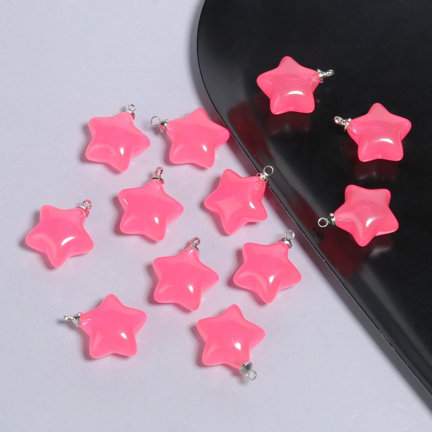 10pcs/lot Mix Candy Color Star Pendants 20.5x15mm Acrylic Charms Beads Pendant for Jewelry Necklace Bracelet Earring Crafting-7 10pcs/lot Mix Candy Color Star Pendants 20.5x15mm Acrylic Charms Beads Pendant for Jewelry Necklace Bracelet Earring Crafting-7