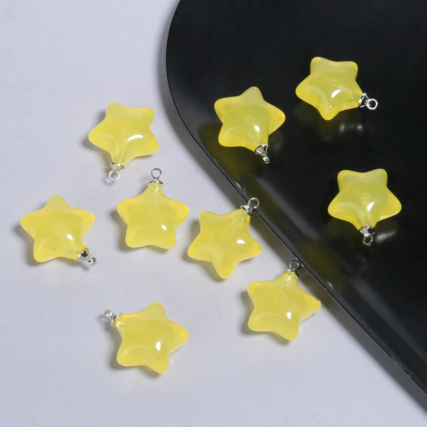 10pcs/lot Mix Candy Color Star Pendants 20.5x15mm Acrylic Charms Beads Pendant for Jewelry Necklace Bracelet Earring Crafting-12 10pcs/lot Mix Candy Color Star Pendants 20.5x15mm Acrylic Charms Beads Pendant for Jewelry Necklace Bracelet Earring Crafting-12