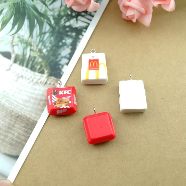 cute hamburg charms earring bracelets jewelry making diy pendants wholesale bulk