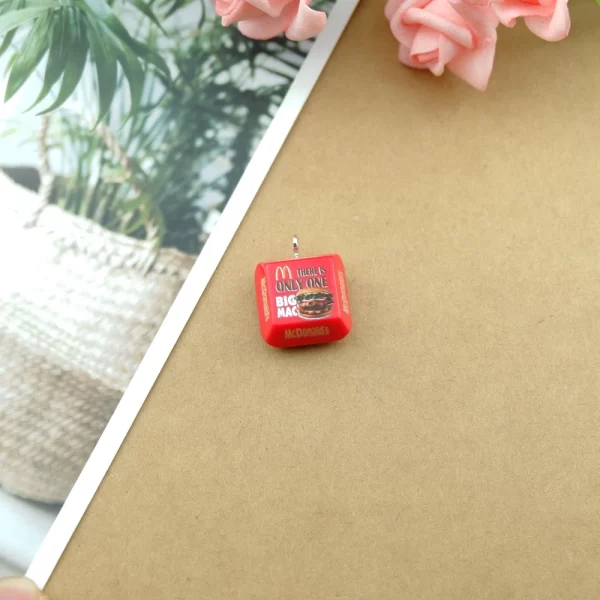 cute hamburg charms earring bracelets jewelry making diy pendants wholesale bulk