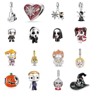 new hot sales 925 silver europe featured series charms fit original bracelet accessories diy jewelry halloween bead pendant gift