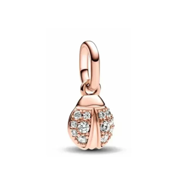 2024 new european me series 925 silver gold color clover pendant diy beads dangle charm fit small hole me bracelet bangle