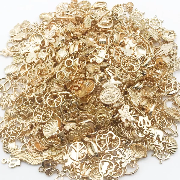 randomly mix 20/30/50pcs metal alloy charms pendants beads for diy handmade bracelets, neacklaces, earrings, diy jewelry making