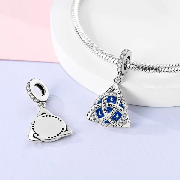 charm silver 925 beads blue series fit bracelet charms diy original fashion pendants for jewelry maing