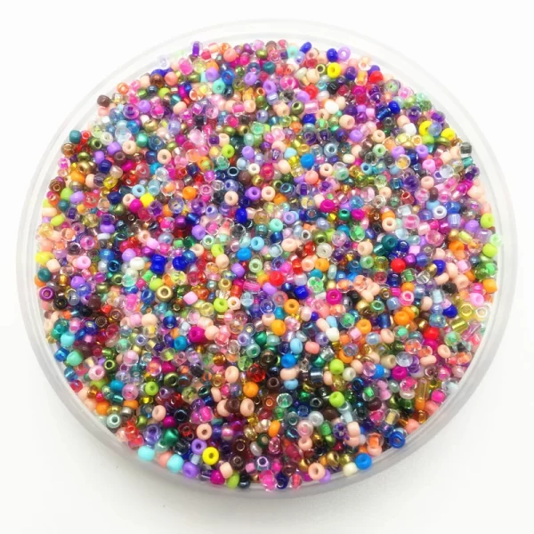 2mm 3mm 4mm black charm czech glass seed beads diy bracelet necklace for jewelry making diy accessories