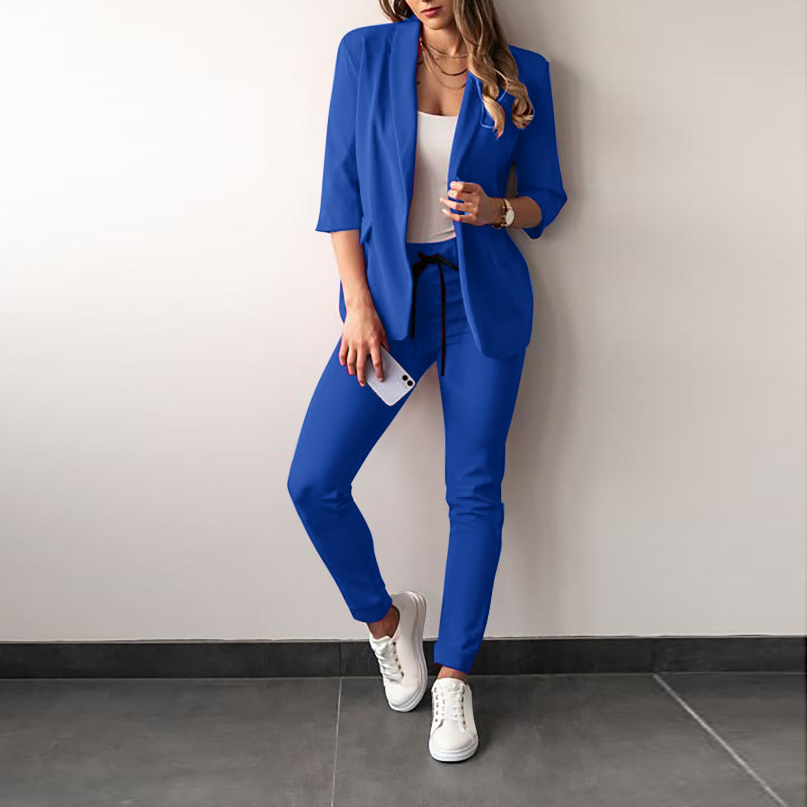 Ladies Fashion OL Suit Trousers Suit-6