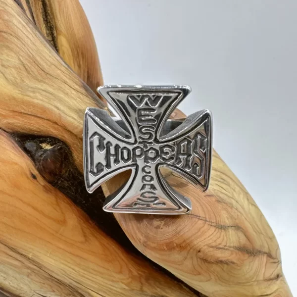 Cross Ring 316L Stainless Steel Jewelry Biker Punk Men Fashion Motorcycle Ring - Image 4