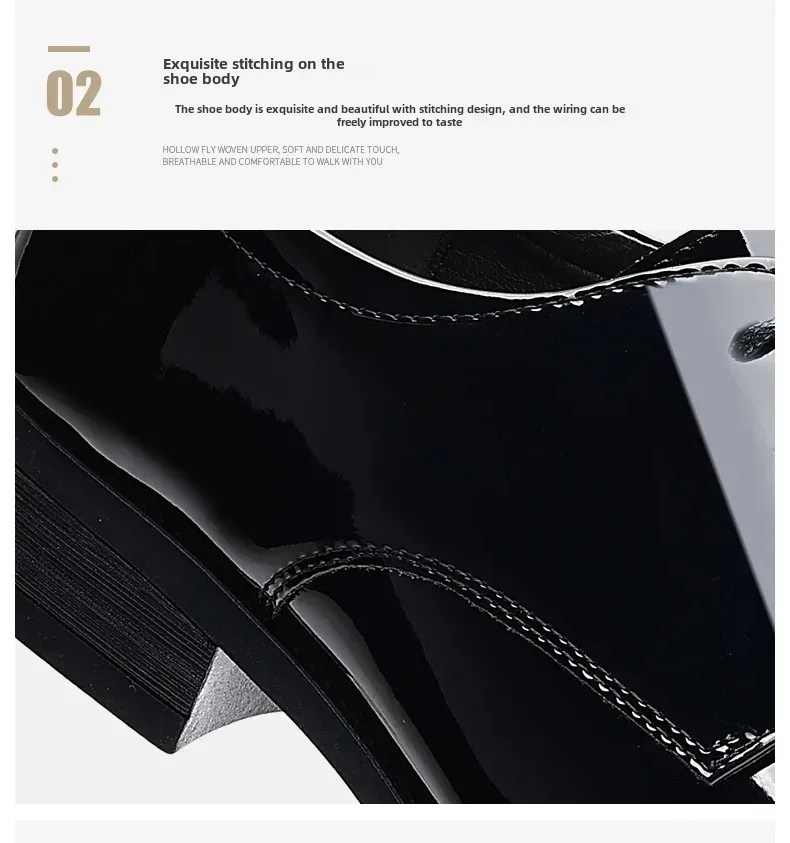 2023 Autumn New Men's Business English Style Formal Shoes Black Leather Casual Shoes For Wedding Office Use-7 2023 Autumn New Men's Business English Style Formal Shoes Black Leather Casual Shoes For Wedding Office Use-7