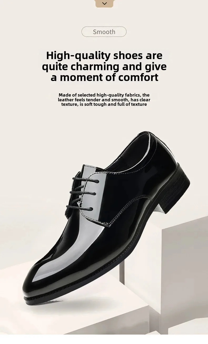 2023 Autumn New Men's Business English Style Formal Shoes Black Leather Casual Shoes For Wedding Office Use-3 2023 Autumn New Men's Business English Style Formal Shoes Black Leather Casual Shoes For Wedding Office Use-3