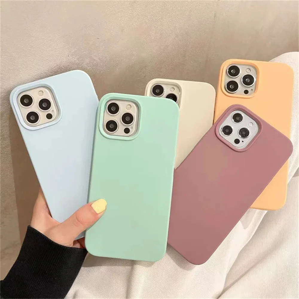 Luxury Original Liquid Silicone Case For iPhone 13 14 15 16 Pro Max phone Cases For iPhone 11 12 14 15 16 Plus Full Logo Cover-3