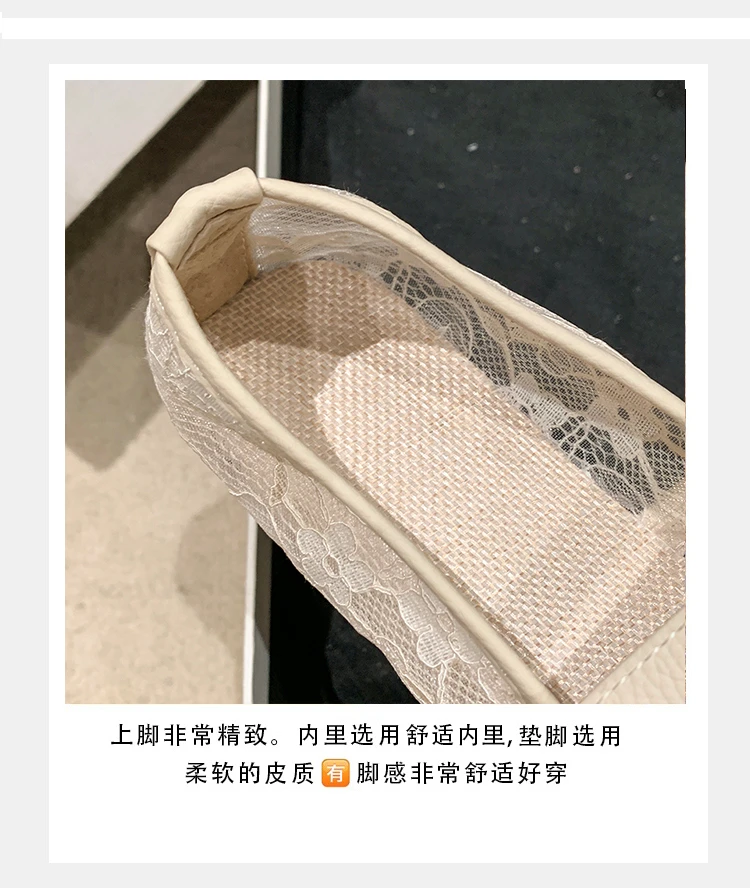 2024 New Women Flats Shoes Summer Ballet Flats Fashion Bow Women Shoes Slip on Sweet Hollow Flat Shoes Female Zapatos De Mujer-6