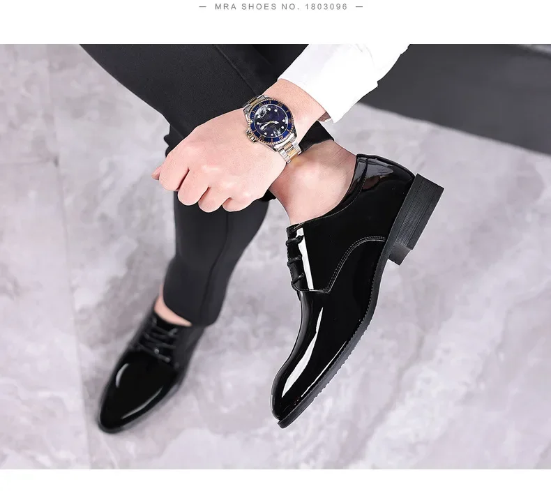 2023 Autumn New Men's Business English Style Formal Shoes Black Leather Casual Shoes For Wedding Office Use-17 2023 Autumn New Men's Business English Style Formal Shoes Black Leather Casual Shoes For Wedding Office Use-17