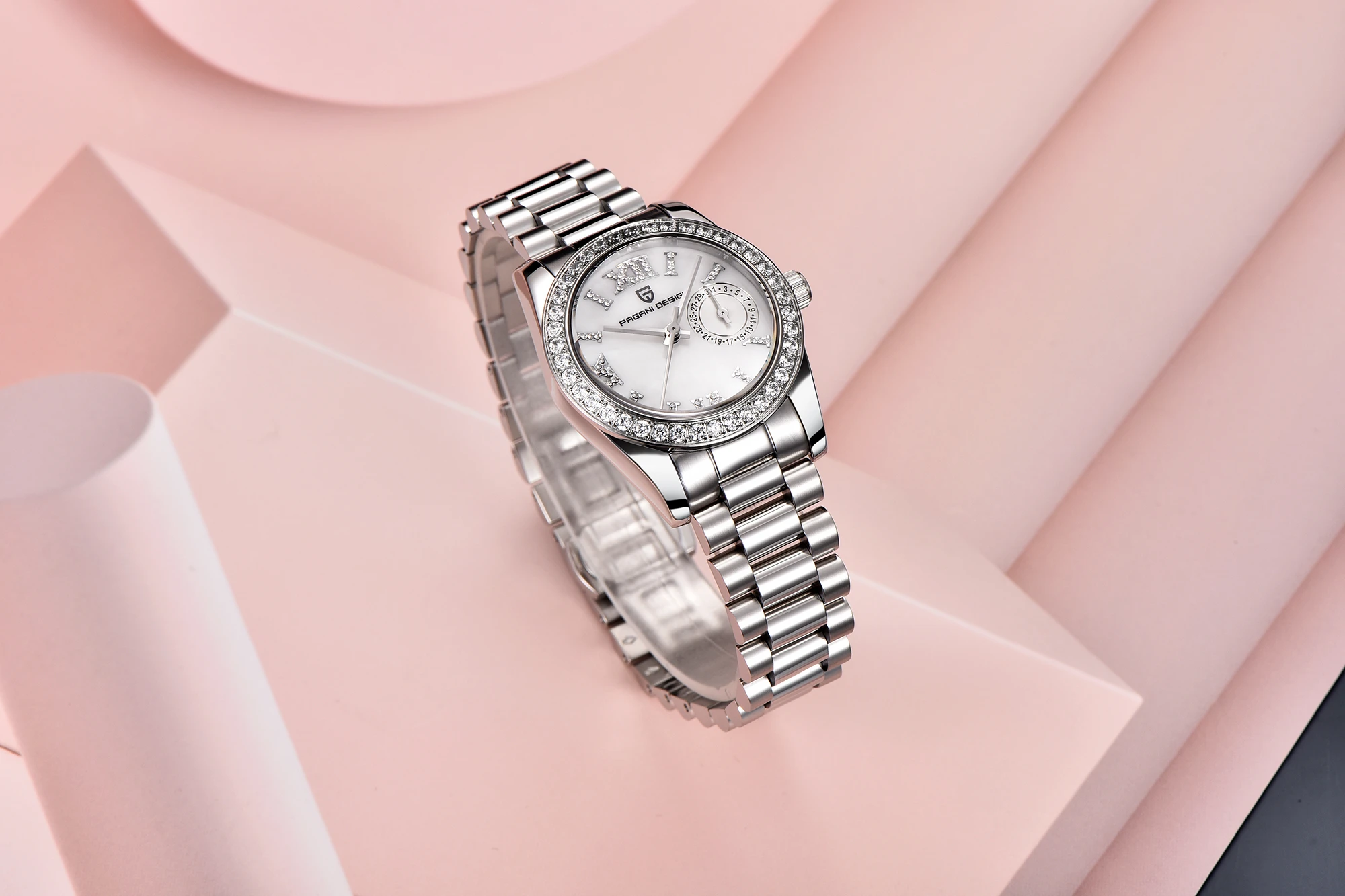 PAGANI DESIGN 2024 New 32MM Women's Wristwatch Elegant Luxury Quartz Watch For Women Fashion Waterproof Watches Sapphire Clock-13