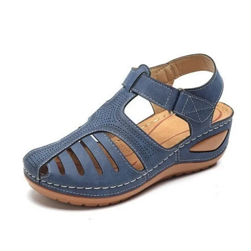 New Women's Sandals Premium Orthopedic Bunion Corrector Flats Woman Casual Soft Sole Beach Wedge Shoes Zapatillas De Mujer-5